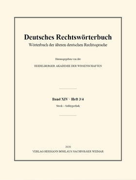 Deutsches Rechtswörterbuch | E-Book | sack.de