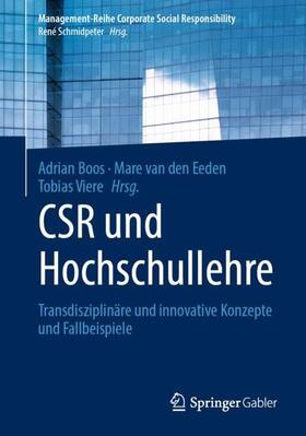 Boos / van den Eeden / Viere |  CSR und Hochschullehre | Buch |  Sack Fachmedien