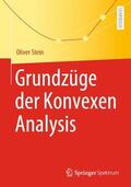 Stein |  Grundzüge der Konvexen Analysis | Buch |  Sack Fachmedien