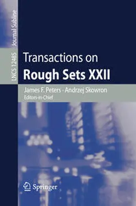 Peters / Skowron |  Transactions on Rough Sets XXII | eBook | Sack Fachmedien