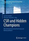 Genders / Seynstahl |  CSR und Hidden Champions | Buch |  Sack Fachmedien