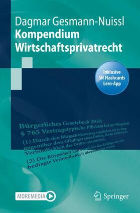 Gesmann-Nuissl | Kompendium Wirtschaftsprivatrecht | Medienkombination | 978-3-662-62871-3 | sack.de