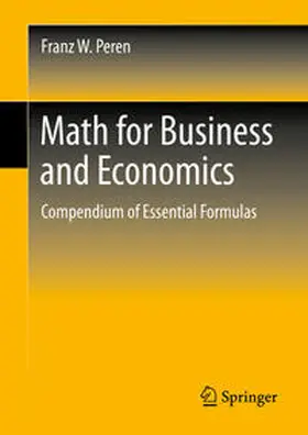 Peren | Math for Business and Economics | E-Book | www.sack.de