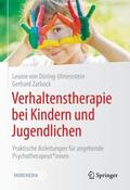 Zarbock / von Düring-Ulmenstein |  Verhaltenstherapie bei Kindern und Jugendlichen | Buch |  Sack Fachmedien