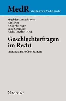 Januszkiewicz / Post / Treutlein |  Geschlechterfragen im Recht | Buch |  Sack Fachmedien