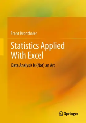 Kronthaler |  Statistics Applied With Excel | Buch |  Sack Fachmedien