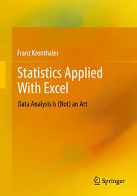 Kronthaler |  Statistics Applied With Excel | eBook | Sack Fachmedien