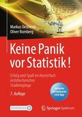 Oestreich / Romberg |  Keine Panik vor Statistik! | Buch |  Sack Fachmedien