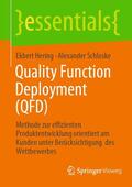 Hering / Schloske |  Quality Function Deployment (QFD) | eBook | Sack Fachmedien