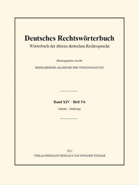 Deutsches Rechtswörterbuch | Buch | 978-3-662-64942-8 | sack.de