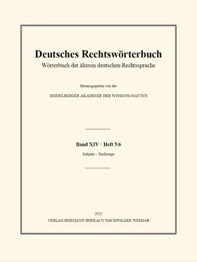 Deutsches Rechtswörterbuch | E-Book | www.sack.de