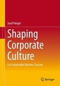 Herget |  Shaping Corporate Culture | eBook | Sack Fachmedien