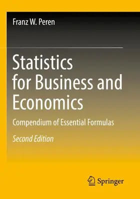 Peren |  Statistics for Business and Economics | Buch |  Sack Fachmedien
