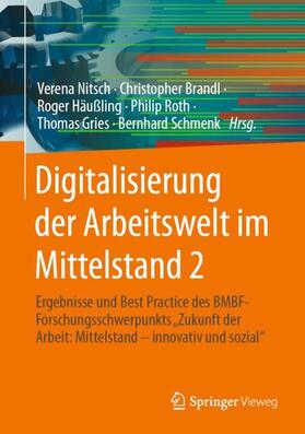 Nitsch / Brandl / Schmenk |  Digitalisierung der Arbeitswelt im Mittelstand 2 | Buch |  Sack Fachmedien