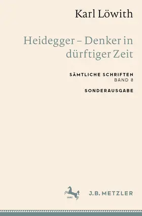 Löwith |  Karl Löwith: Heidegger - Denker in dürftiger Zeit | Buch |  Sack Fachmedien