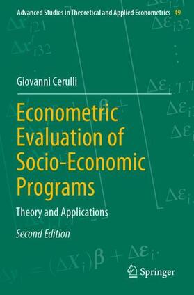 Cerulli | Econometric Evaluation of Socio-Economic Programs | Buch | 978-3-662-65947-2 | sack.de