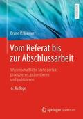 Kremer |  Vom Referat bis zur Abschlussarbeit | Buch |  Sack Fachmedien