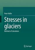 Halfar |  Stresses in glaciers | Buch |  Sack Fachmedien