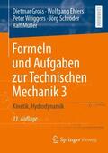 Gross / Ehlers / Müller |  Formeln und Aufgaben zur Technischen Mechanik 3 | Buch |  Sack Fachmedien
