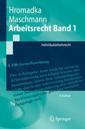 Maschmann / Hromadka |  Arbeitsrecht Band 1 | Buch |  Sack Fachmedien
