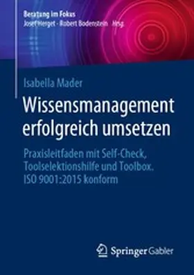 Mader |  Wissensmanagement erfolgreich umsetzen | eBook | Sack Fachmedien