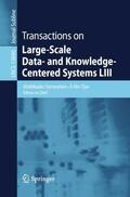 Tjoa / Hameurlain |  Transactions on Large-Scale Data- and Knowledge-Centered Systems LIII | Buch |  Sack Fachmedien