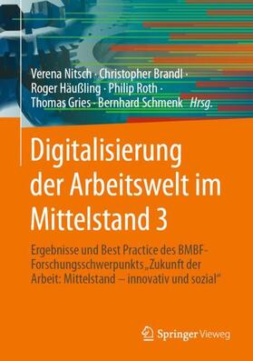 Nitsch / Brandl / Schmenk |  Digitalisierung der Arbeitswelt im Mittelstand 3 | Buch |  Sack Fachmedien