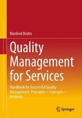 Bruhn |  Quality Management for Services | Buch |  Sack Fachmedien