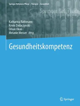 Rathmann / Messer / Dadaczynski | Gesundheitskompetenz | Buch | 978-3-662-67054-5 | sack.de