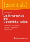 Frost |  Konfidenzintervalle und Standardfehler-Balken | Buch |  Sack Fachmedien