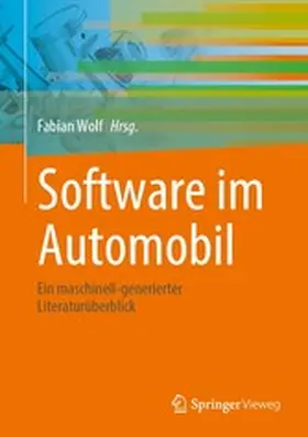 Wolf |  Software im Automobil | eBook | Sack Fachmedien