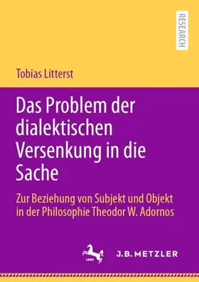 Litterst |  Das Problem der dialektischen Versenkung in die Sache | Buch |  Sack Fachmedien