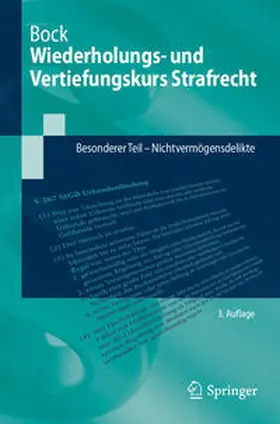 Bock | Wiederholungs- und Vertiefungskurs Strafrecht | E-Book | www.sack.de