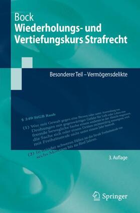 Bock | Wiederholungs- und Vertiefungskurs Strafrecht | Buch | 978-3-662-68102-2 | sack.de