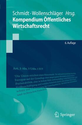 Schmidt / Wollenschläger | Kompendium Öffentliches Wirtschaftsrecht | Buch | 978-3-662-68566-2 | sack.de