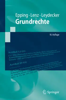 Epping / Lenz / Leydecker | Grundrechte | E-Book | www.sack.de