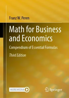 Peren |  Math for Business and Economics | Buch |  Sack Fachmedien