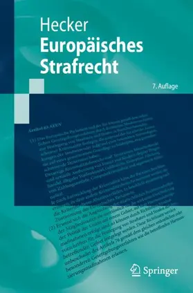 Hecker | Europäisches Strafrecht | Buch | 978-3-662-69491-6 | sack.de