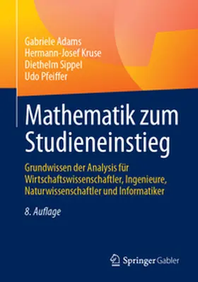Adams / Kruse / Sippel |  Mathematik zum Studieneinstieg | eBook | Sack Fachmedien