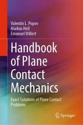 Popov / Willert / Heß |  Handbook of Plane Contact Mechanics | Buch |  Sack Fachmedien