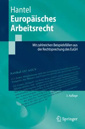 Hantel |  Europäisches Arbeitsrecht | Buch |  Sack Fachmedien