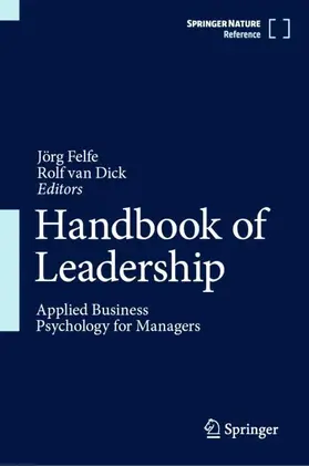 Felfe / van Dick |  Handbook of Leadership | Buch |  Sack Fachmedien