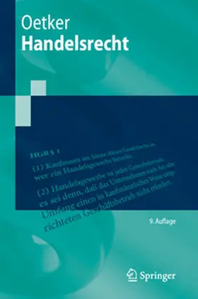 Oetker | Handelsrecht | E-Book | sack.de