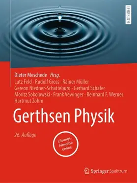 Meschede / Feld / Gross |  Gerthsen Physik | Buch |  Sack Fachmedien