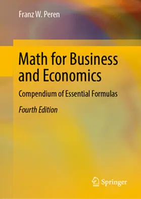Peren | Math for Business and Economics | E-Book | www.sack.de