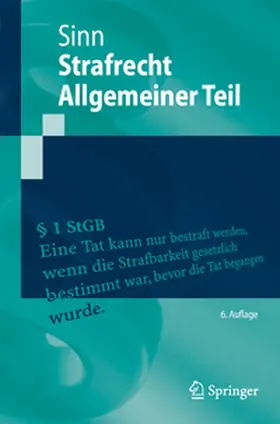 Sinn | Strafrecht Allgemeiner Teil | E-Book | www.sack.de