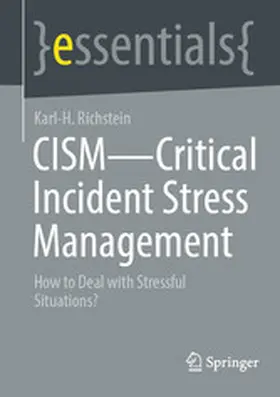 Richstein |  CISM - Critical Incident Stress Management | eBook | Sack Fachmedien