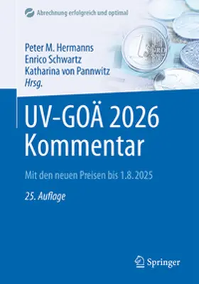 Hermanns / Schwartz / von Pannwitz | UV-GOÄ 2026 Kommentar | E-Book | www.sack.de