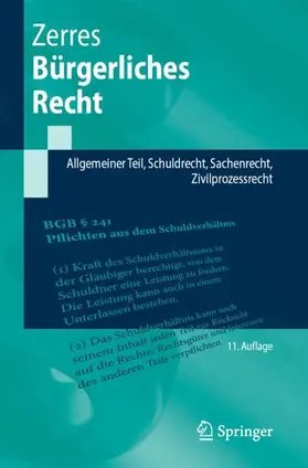 Zerres |  Bürgerliches Recht | Buch |  Sack Fachmedien