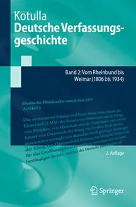Kotulla | Deutsche Verfassungsgeschichte | E-Book | www.sack.de